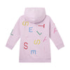 Stella McCartney Lilac Multicoloured Letters Logo Hoody Dress