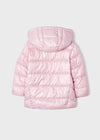AW23 Mayoral Pink Padded Hooded Jacket / Coat