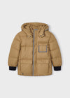 AW23 Mayoral Chestnut Padded Hooded Jacket / Coat
