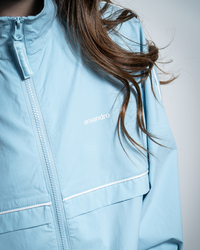 SS26 Ansandro Powder Blue & White Piping Windbreaker Jacket