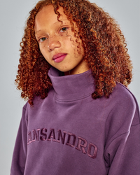 Ansandro Girls Plum Highneck Sweatshirt