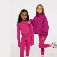 PREORDER AW25 Ansandro Winter Berry Long Sleeve Leggings Set