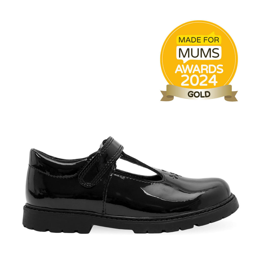 Start-Rite LIBERTY Black Patent Leather School Shoes