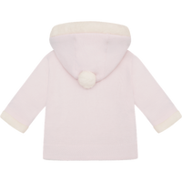 AW25 Emile Et Rose KITTY Pink Knitted Pom Pom Hood Jacket