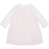 AW25 Emile Et Rose KENDALL Pink & White Two Piece Pinafore Dress Set