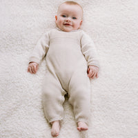 Emile Et Rose HARLEY Beige & White Knit All In One With Hat