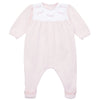 Emile Et Rose HARRIET Pale Pink & White Floral Babygrow