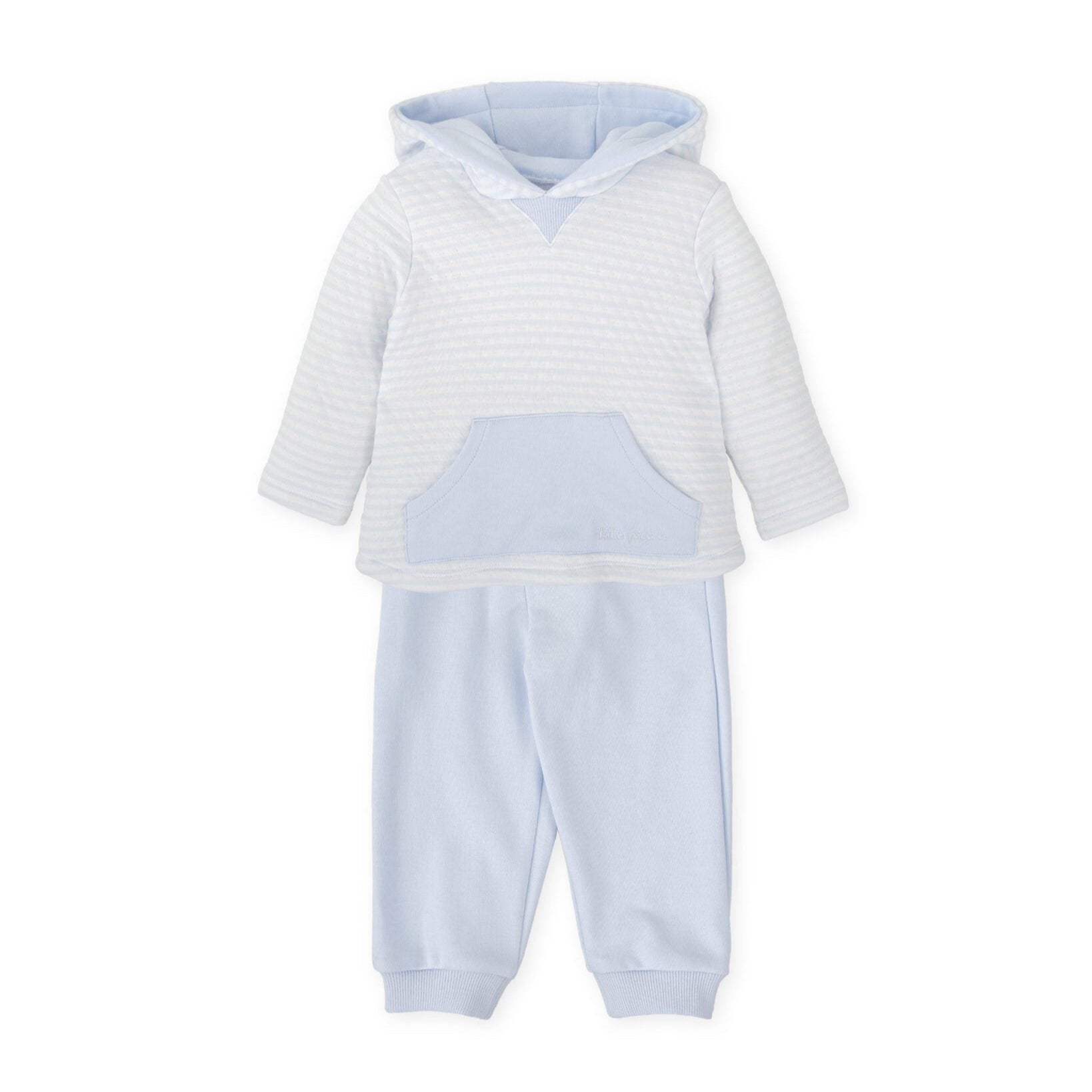 AW25 Tutto Piccolo Blue & White Hooded Pocket Tracksuit