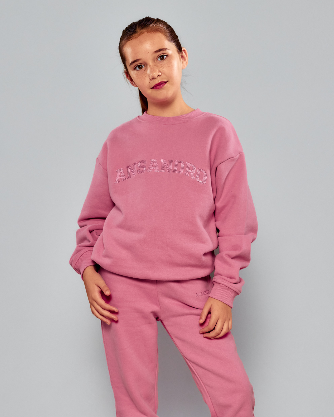 Ansandro Girls Dusty Rose Tracksuit