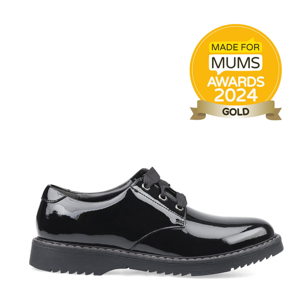 Start-Rite IMPACT Black Patent Leather School Shoes