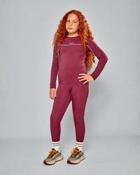 Ansandro Girls Damson Athletic Top & Leggings Set