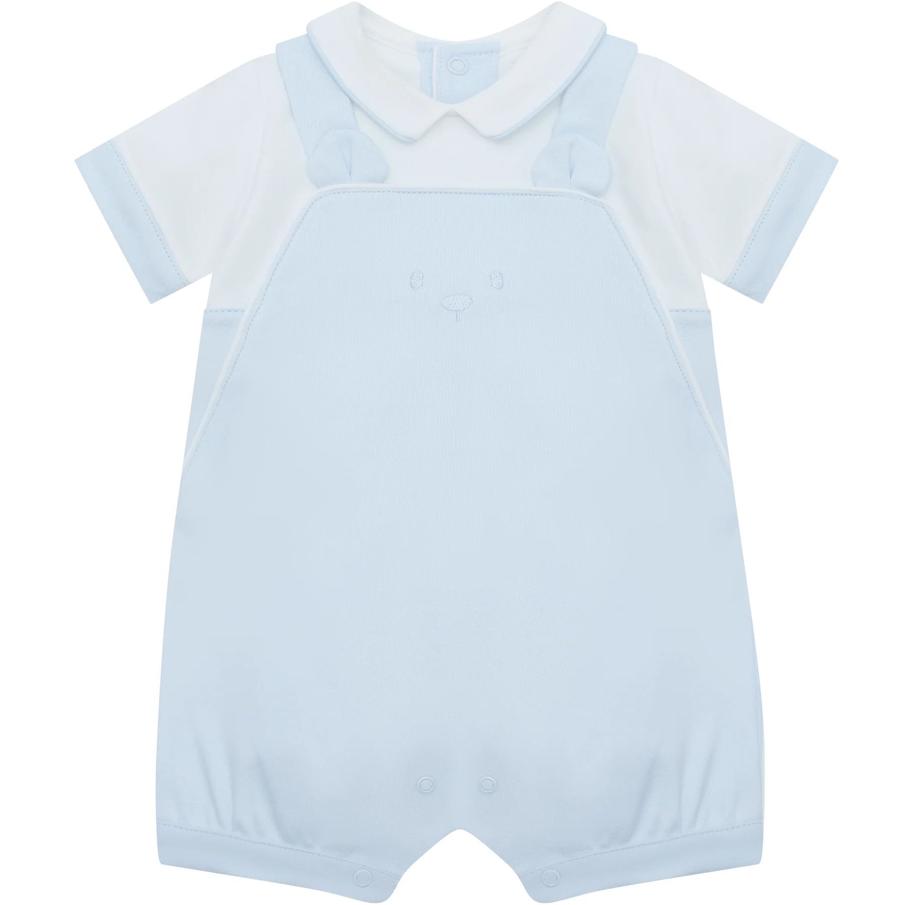 SS26 Emile Et Rose LUCAS Blue & White Bear Romper