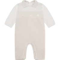 AW25 Emile Et Rose KENZIE Stone & White Knitted Buttons All In One