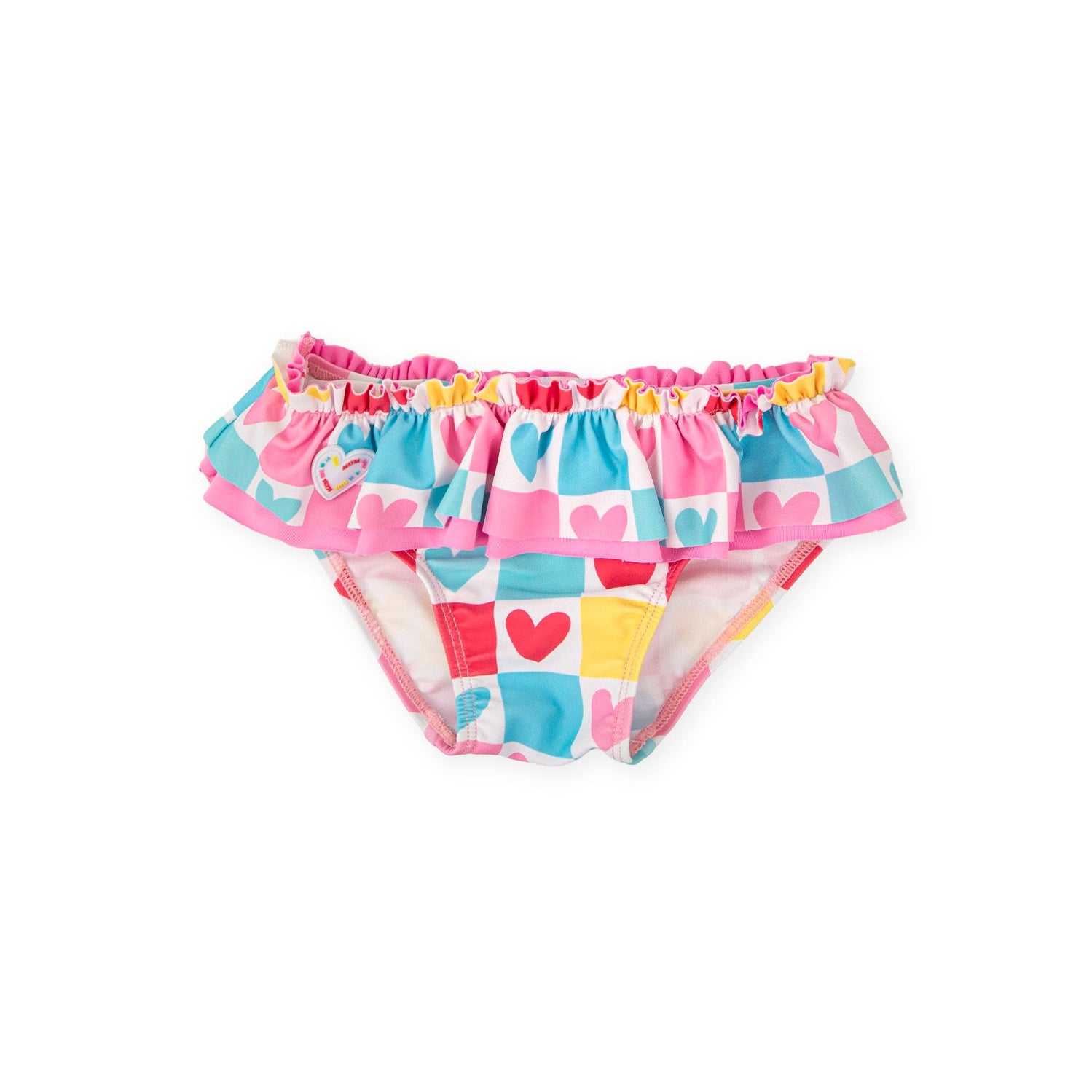 SS26 Agatha Ruiz De La Prada Baby Multicoloured Heart Swim Knickers