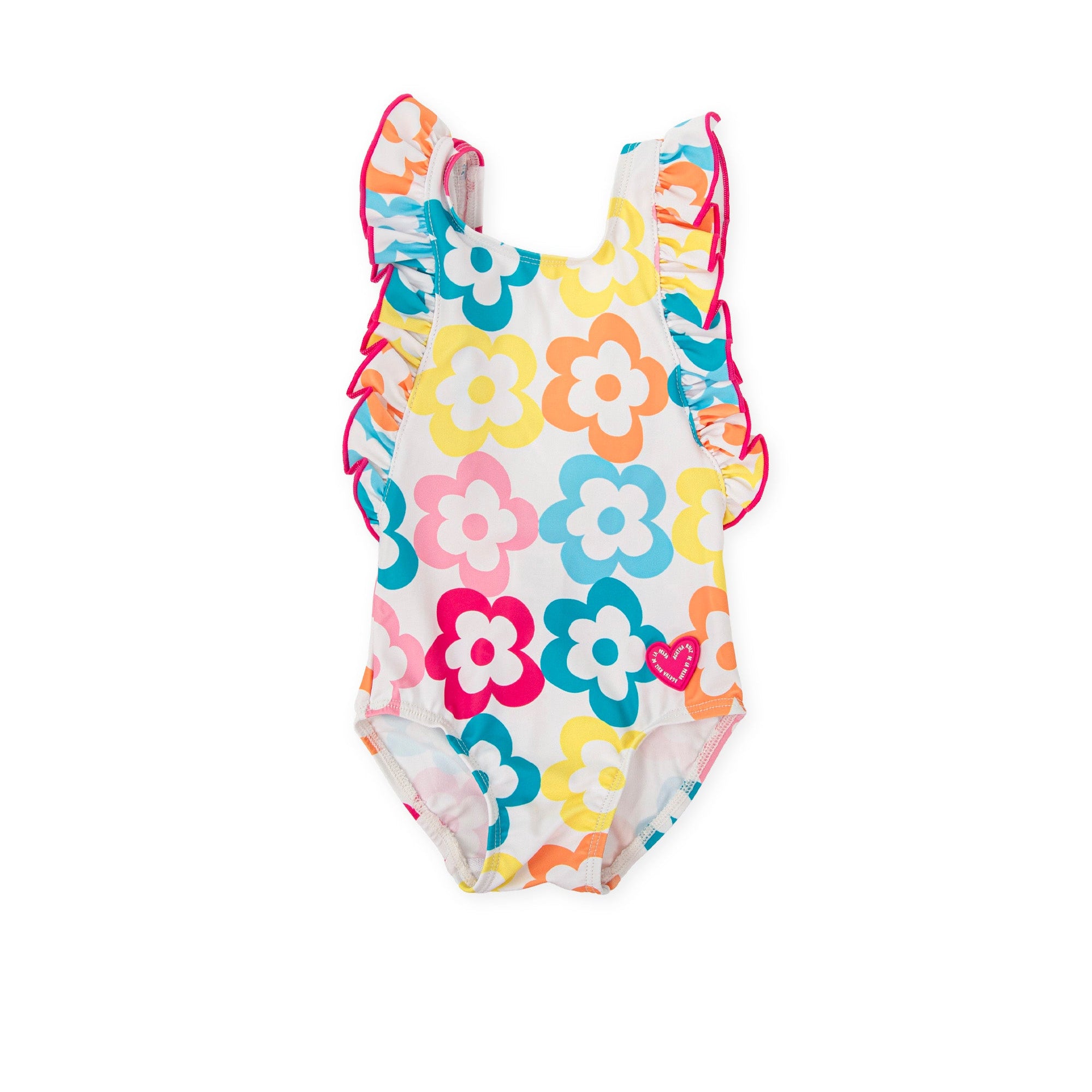 SS26 Agatha Ruiz De La Prada Baby Multicoloured Floral Swimsuit