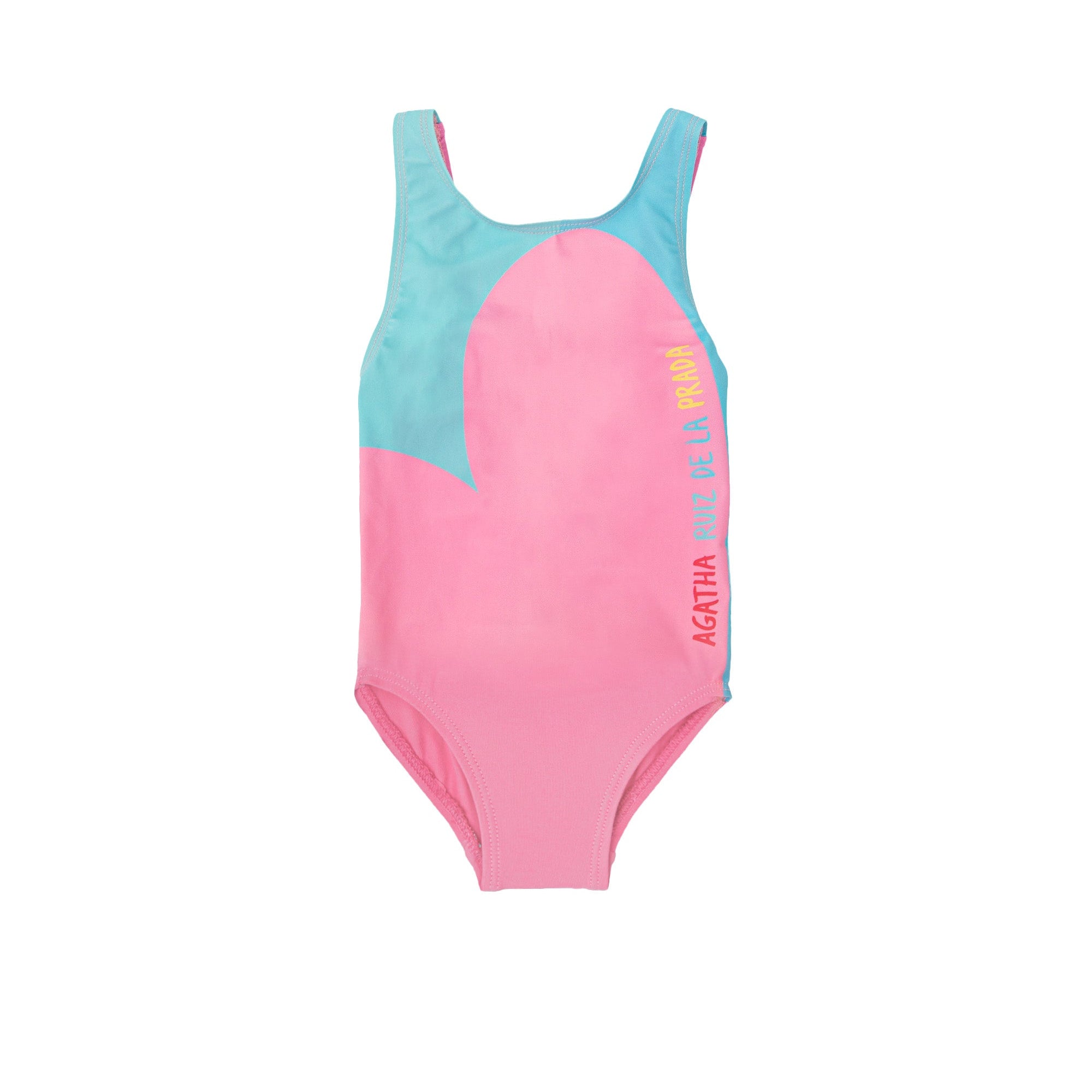 SS26 Agatha Ruiz De La Prada Baby Multicoloured Heart Swimsuit