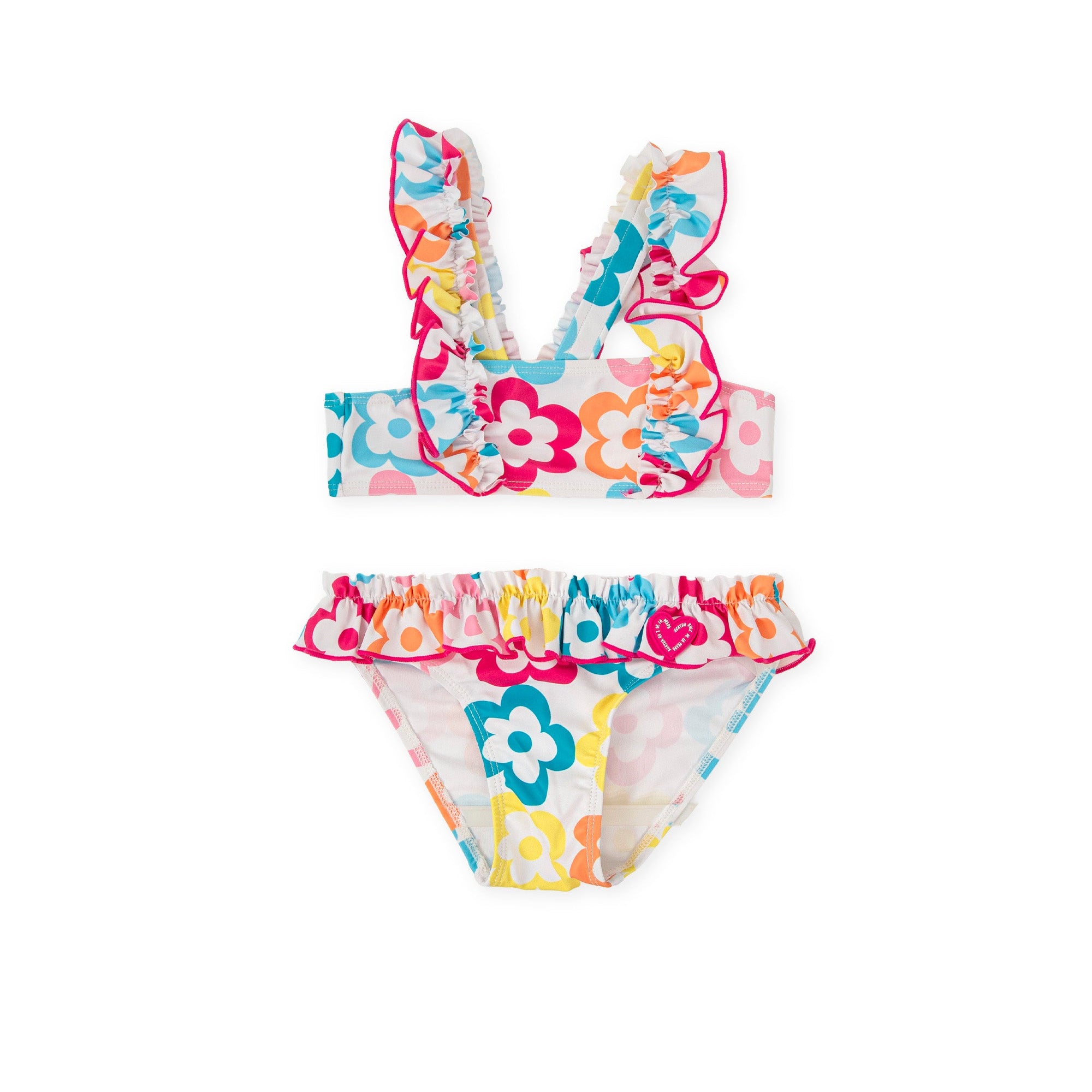 SS26 Agatha Ruiz De La Prada Baby Multicoloured Floral Bikini
