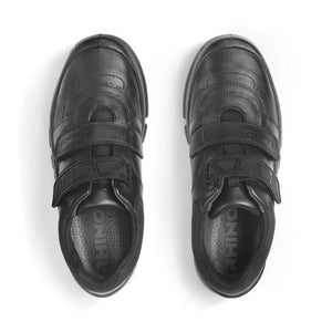 Start-Rite RHINO WARRIOR Black Leather School Shoes