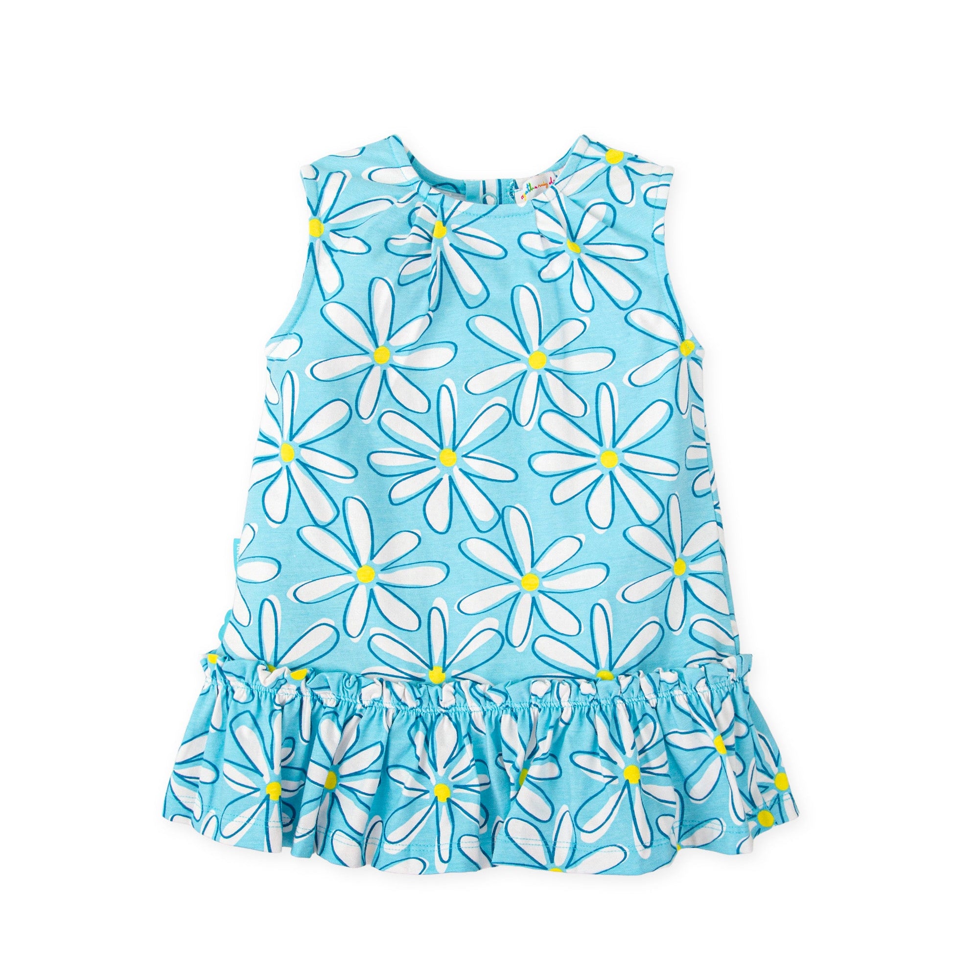 SS26 Agatha Ruiz De La Prada Blue & White Daisies Dress