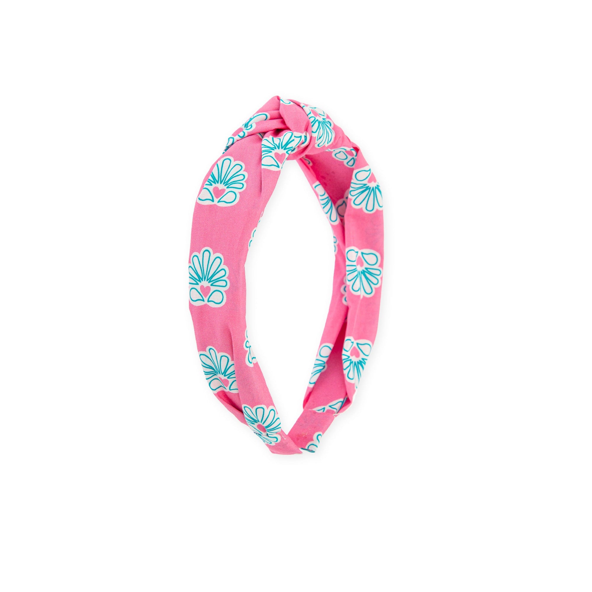 SS26 Agatha Ruiz De La Prada Baby Pink & Turquoise Symbols Headband