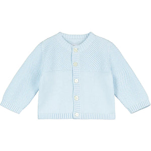 SS24 Emile Et Rose CYPRESS Pale Blue Knitted Button Cardigan