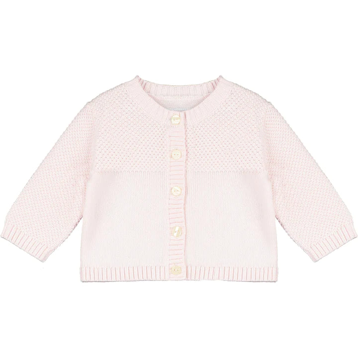 SS24 Emile Et Rose CYPRESS Pale Pink Knitted Button Cardigan