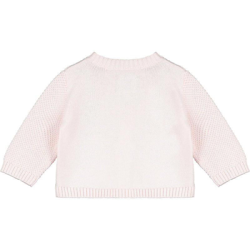Emile Et Rose CYPRESS Pale Pink Knitted Button Cardigan