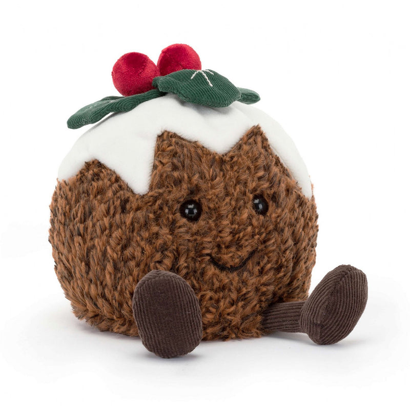 Jellycat Christmas Amuseable Christmas Pudding Soft Toy