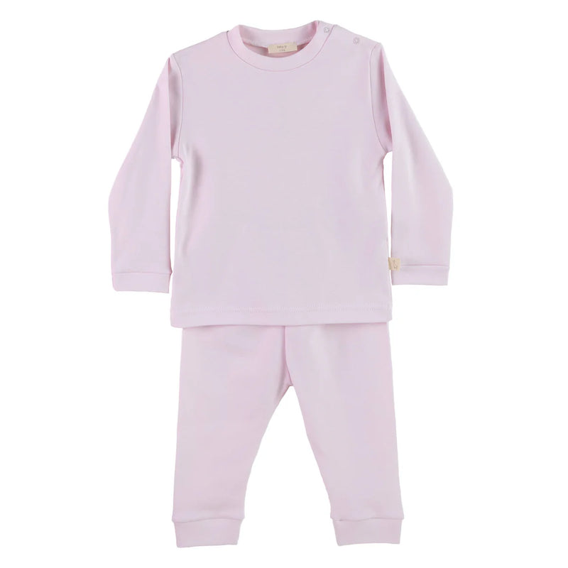 Baby Gi Pale Pink & White Angel Wings Pyjamas