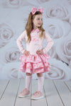AW23 ADee ARIEL Pink 'Peony Dreams' Collared Dress