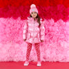 AW25 ADee LILIANA Pink Hearts Frill Coat