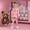 AW25 ADee MOLLY Pink Cupcake Logo Hoody Leggings Set