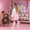 AW25 ADee MACKENZIE White & Pink Tulle Bow Skirt Set