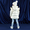 AW25 ADee LILIANA White Hearts Frill Coat