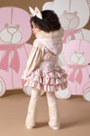 ADee STORMI Beige Faux Fur Teddy Print Gilet
