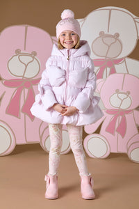 ADee RIHANON Baby Pink Bow Hooded Jacket