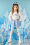 ADee PARIS Snow White Diamond Print Short Set