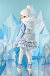 ADee PENNY Snow White Diamond Print Gilet