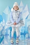 ADee PENNY Snow White Diamond Print Gilet