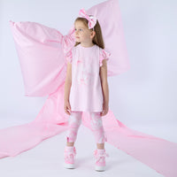 PREORDER SS26 ADee RIA Pink Bows Leggings Set