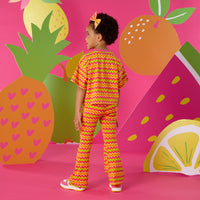 PREORDER SS26 ADee THEA Multicoloured Zig Zag Flares Set