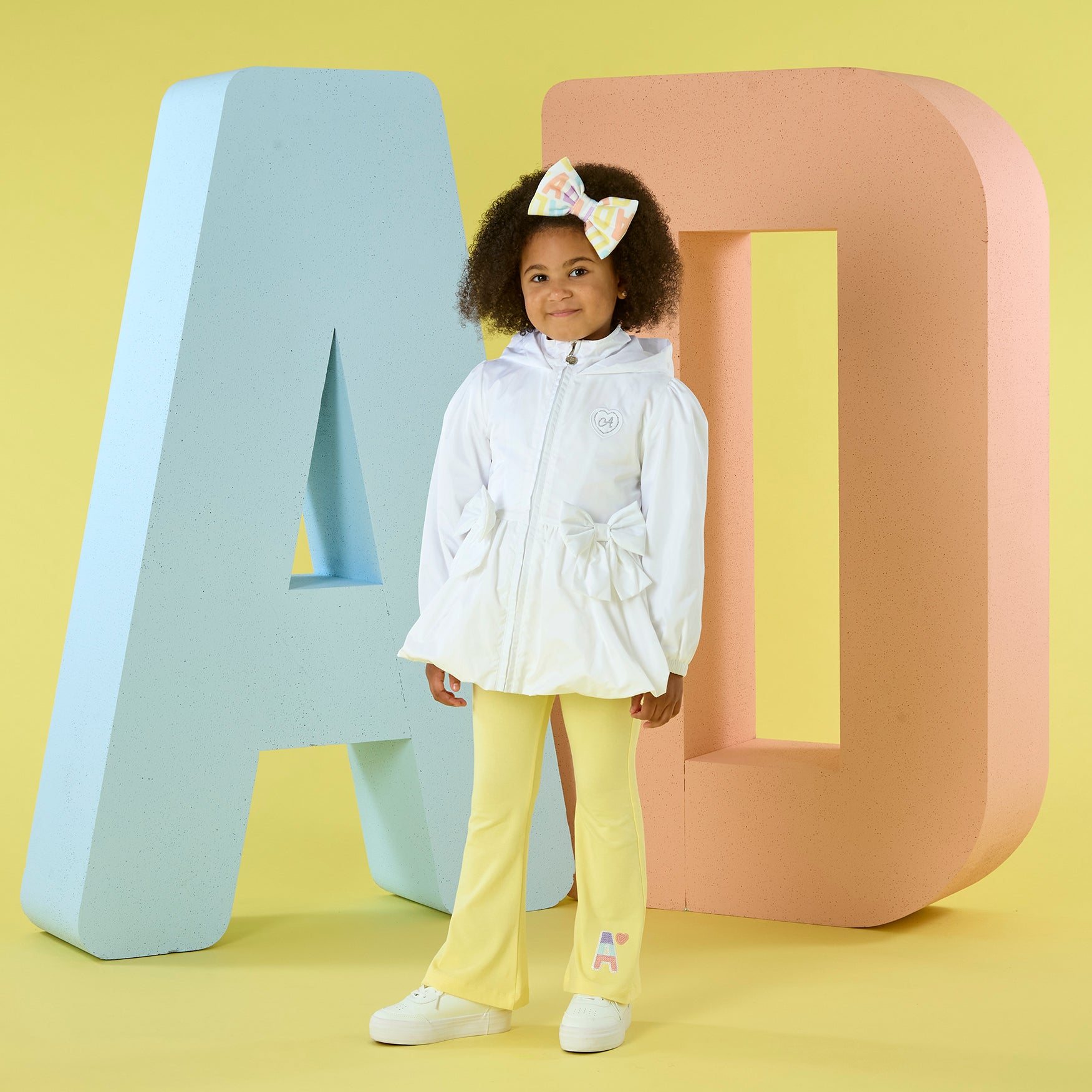 PREORDER SS26 ADee STELLA White Logo Bows Jacket