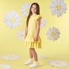 SS25 ADee CAIRO Yellow Logo Frill Tennis Dress
