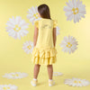 SS25 ADee CAIRO Yellow Logo Frill Tennis Dress