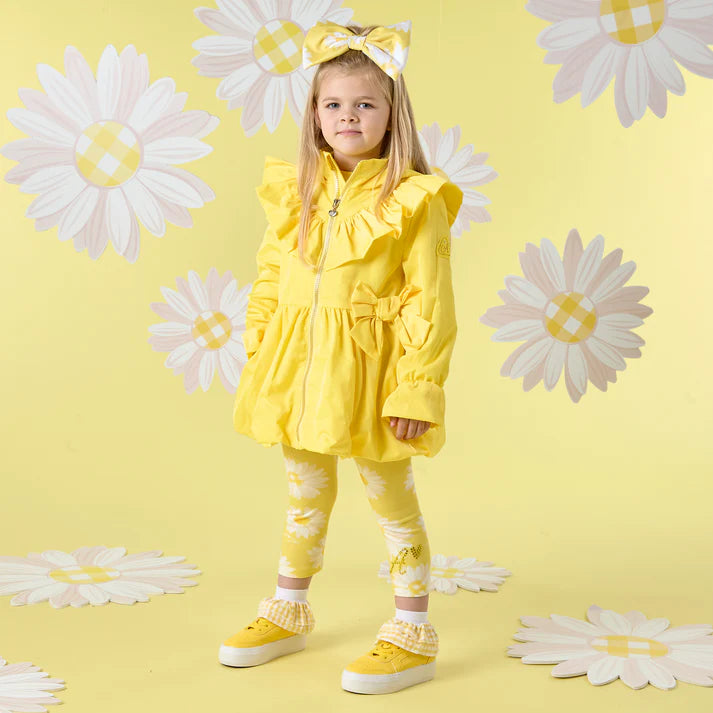 SS25 ADee NATALIE Yellow Bow Frill Jacket