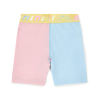 SS25 Bonini SPIN Multicoloured Colour Block Logo Cycling Shorts