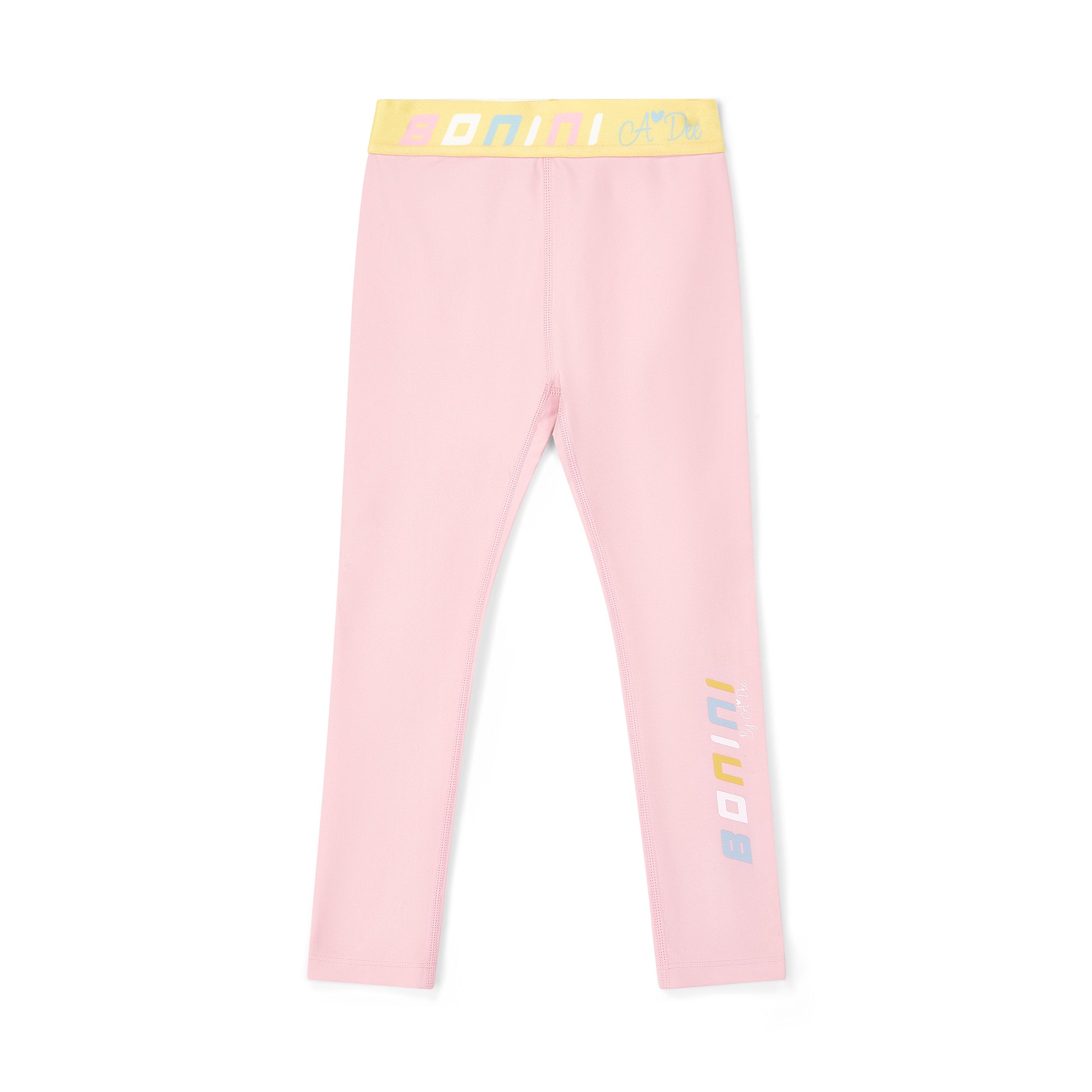 SS25 Bonini INSPIRE Pink Multicoloured Logo Leggings
