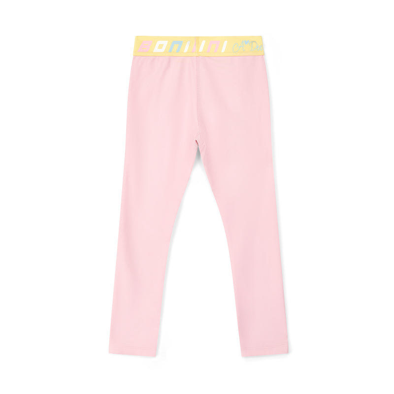 SS25 Bonini INSPIRE Pink Multicoloured Logo Leggings