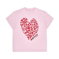 Bonini DYNAMIC Pink Heart Oversized Tee
