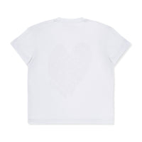 Bonini DYNAMIC White Heart Oversized Tee